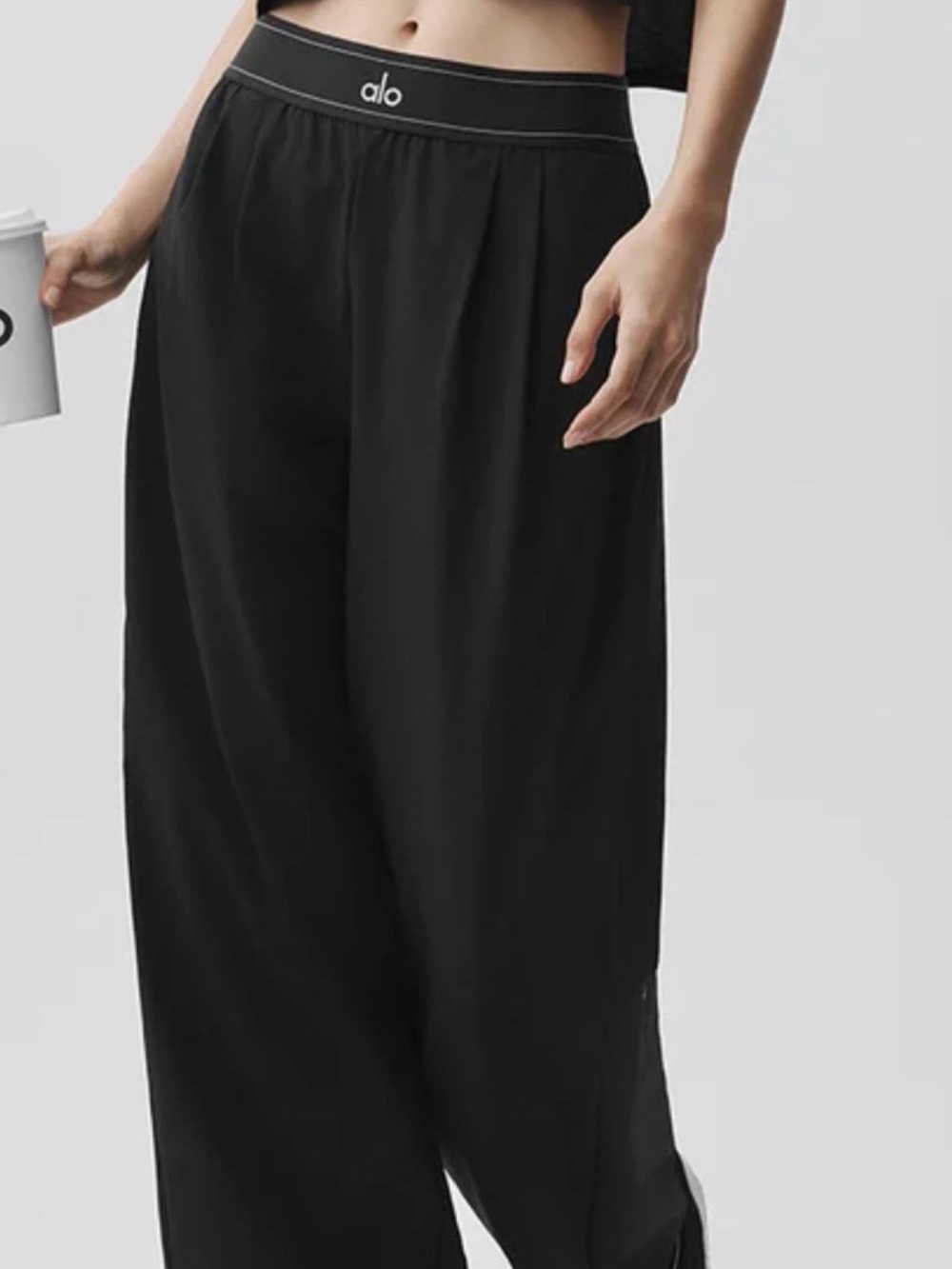 ALO Yoga suit up trouser  with Branded Waistband